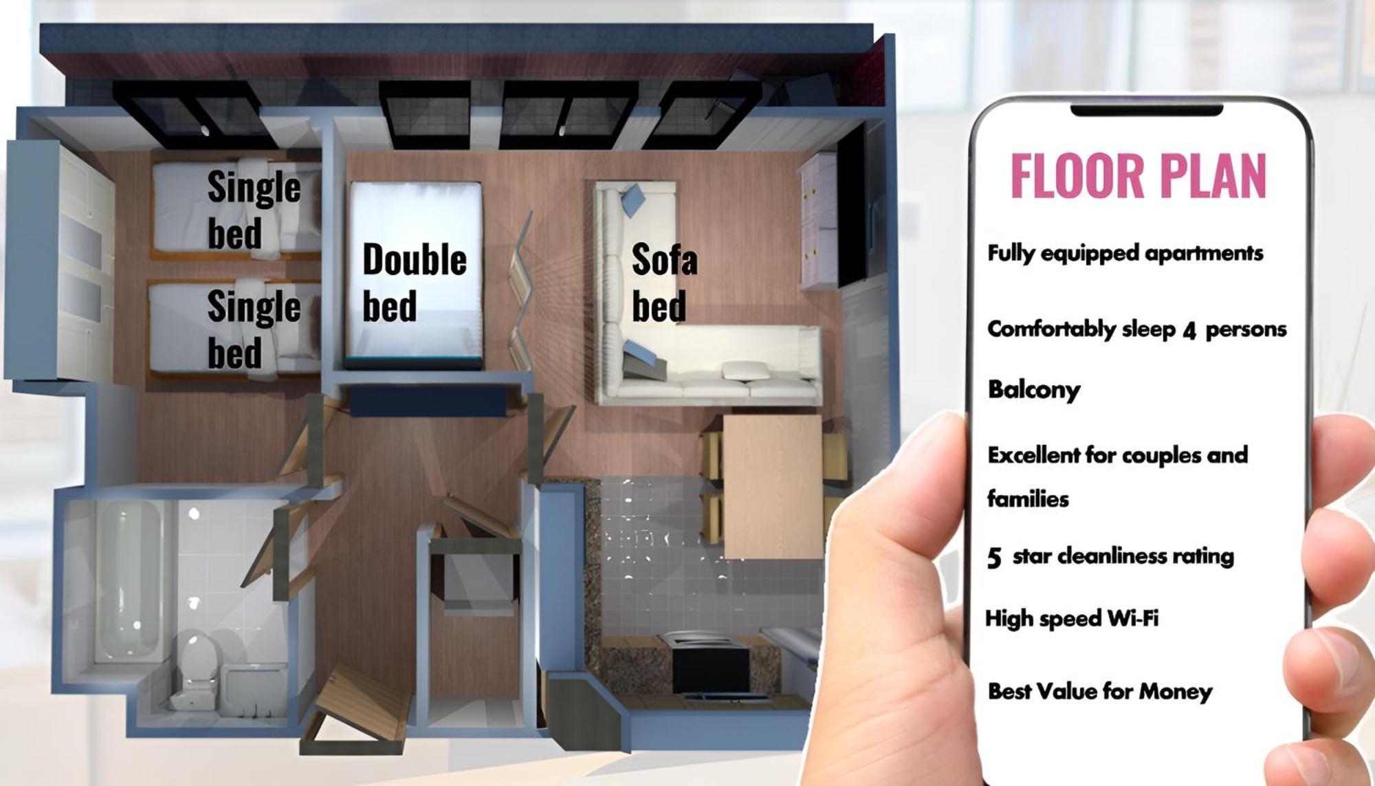 Sidemersey Livings- Convenient And Central 2-Bedroom Haven In L1 Liverpool Exterior foto